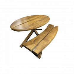 Mesa de Comedor DKD Home Decor Acacia (200 x 100 x 80 cm)