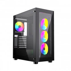 ATX Semi-toren doos GEMBIRD CCC-FC-X450MAX Zwart Multicolour