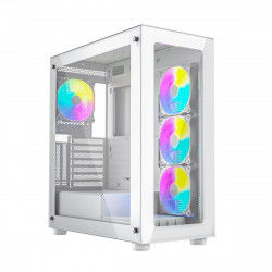 ATX Semi-toren doos GEMBIRD CCC-FC-X450MAX-W Wit Multicolour