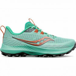 Running Shoes for Adults Saucony Peregrine 13 Green Lady