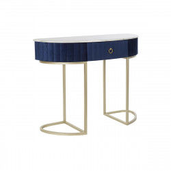 Console DKD Home Decor Blauw Wit Gouden Metaal 100 x 40 x 76 cm