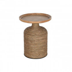 Side table Home ESPRIT Light brown Rope Fir 44 x 44 x 56 cm