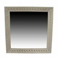 Miroir mural Home ESPRIT Blanc Naturel Bois de manguier Romantique 92 x 6 x...