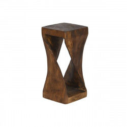 Mesita Auxiliar Home ESPRIT Natural Marrón oscuro 27 x 27 x 60 cm