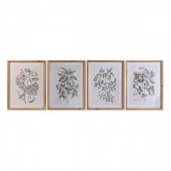 Bild DKD Home Decor Tanne Kristall 50 x 65 x 2 cm 50 x 2 x 65 cm Botanische...