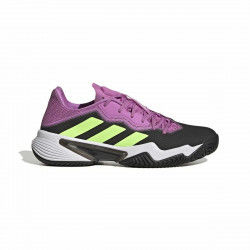 Heren Tennisschoenen Adidas Barricade Zwart Lila Mannen