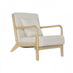 Fauteuil DKD Home Decor 65 x 77 x 73 cm Beige Bois MDF