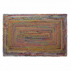 Tapijt DKD Home Decor Bruin Multicolour Jute Katoen (160 x 230 x 1 cm)