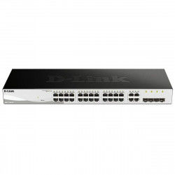 Schakelaar D-Link DGS-1210-24/E Zwart Ethernet LAN 10/100/1000 24 x RJ45