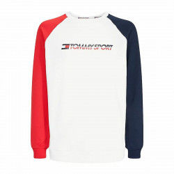 Felpa senza Cappuccio Uomo Tommy Hilfiger Knit Crew Bianco