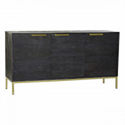 Anrichte DKD Home Decor 8424001827114 Schwarz Gold Mango-Holz (145 x 43 x 77...