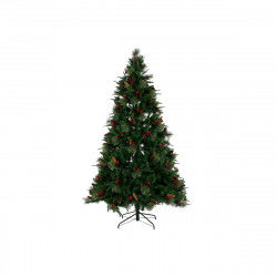 Árbol de Navidad DKD Home Decor Rojo Verde Polietileno 140 x 140 x 210 cm