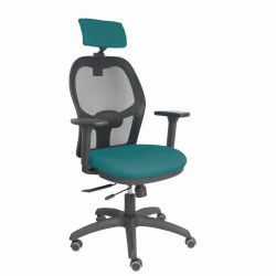 Silla de Oficina con Cabecero P&C B3DRPCR Verde/Azul