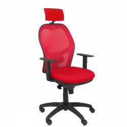 Chaise de Bureau avec Appui-tête Jorquera P&C 10CRNCR Rouge