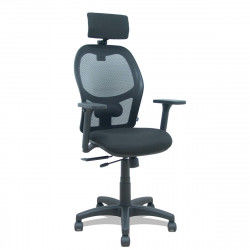 Office Chair with Headrest Alocén P&C 3DCRNCR Black