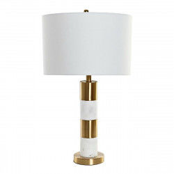 Bureaulamp DKD Home Decor LA-180680 Gouden Metaal Wit Marmer 220 V 38 x 38 x...