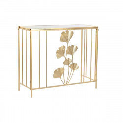 Console DKD Home Decor Doré Métal Verre 91 x 32 x 77 cm