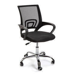 Silla de Oficina Versa Negro (51 x 58 cm)