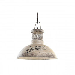 Ceiling Light DKD Home Decor White Brown Natural Wood Metal 50 W 53 x 53 x 40 cm