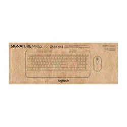 Keyboard and Wireless Mouse Logitech MK650 QWERTY