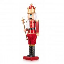 Figurine Décorative Casse-Noisette Rouge Musique Mouvement Extensible Plastique