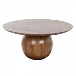 Centre Table DKD Home Decor Aluminium Acacia 80 x 80 x 38 cm