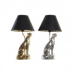 Bureaulamp DKD Home Decor Zilverkleurig Zwart Gouden 26 x 26 x 46 cm Hars 220...