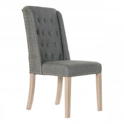 Chaise DKD Home Decor Multicouleur Gris foncé 53 x 53 x 102 cm