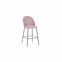 Tabouret DKD Home Decor Rose Polyester Métal (55 x 50 x 110 cm)