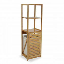 Etagère de salle de bains Versa Textile Bambou Bois MDF (33 x 130 x 37,5 cm)