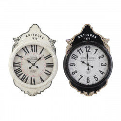 Orologio da Parete DKD Home Decor Bianco Nero Cristallo Ferro 61 x 6 x 89 cm...