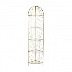 Scaffale DKD Home Decor Dorato Metallo Specchio 33 x 33 x 181,5 cm (1)