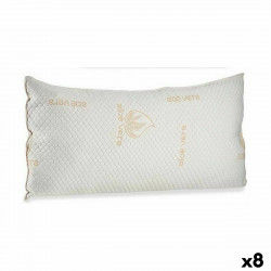 Almohada ALOE Blanco 90 x 18 x 40 cm (8 Unidades)