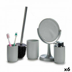 Set da Bagno Grigio polipropilene (6 Unità)