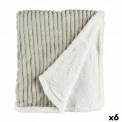 Coperta Bianco Grigio 200 x 150 x 1,5 cm (6 Unità)