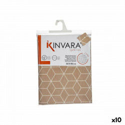 Tafelkleed Dun canvas Anti-vlek Abstract 140 x 180 cm Beige (10 Stuks)