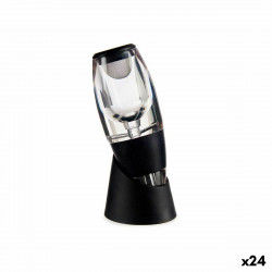 Wine Aerator Black Transparent TPE 24 Units