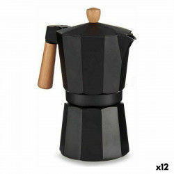 Italiaanse Koffiepot Hout Aluminium 450 ml (12 Stuks)