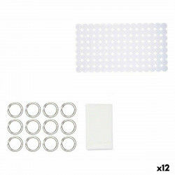 Set de Baño Blanco PVC Polietileno EVA (12 Unidades)