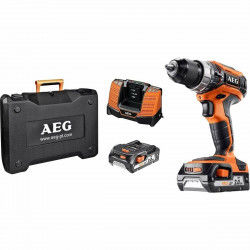 Set met boor en accessoires AEG Powertools BSB18C2 LI-202C 50 Nm