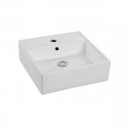 Lavabo Oceanic Lenã Cerámica Cuadrado 46,5 x 46,5 x 16 cm