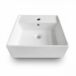 Washbasin Oceanic Lenã Ceramic Squared 41,5 x 41,5 x 15 cm