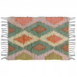 Tapijt DKD Home Decor Multicolour Ruiten 200 x 290 x 1 cm