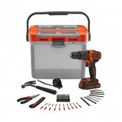 Set de taladro y accesorios Black & Decker bcksb05-qw 18 V