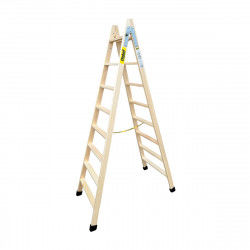 8-step folding ladder Plabell bld-8 Wood 214 x 31/62 cm