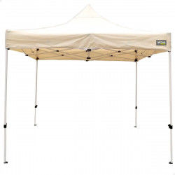 Gazebo Aktive Foldable Adjustable height Steel Polyester 420D Oxford Cream...