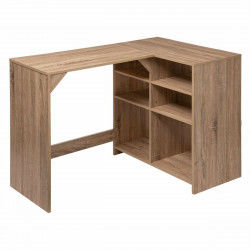 Bureau 5five 6 Planken L-vorm Natuurlijk Hout 110 x 75 x 69 cm