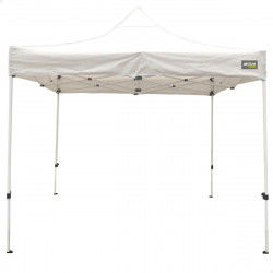 Gazebo Aktive Foldable Adjustable height Steel Polyester 420D Oxford White...