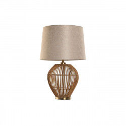 Lampada da tavolo Home ESPRIT Marrone Beige Dorato Naturale 50 W 220 V 43 x...