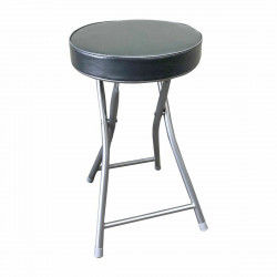 Tabouret Pliant Versa Gris Cuir Synthétique (30 x 50 x 30 cm)